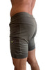 Cuffed Yoga Short (Army Green)