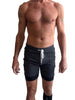 Cuffed Yoga Short (Charcoal w/Black Cuff)