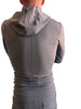 PERFORMANCE-premium Form-fit Crossover Yoga Track Hoodie (Dark Gray Heather)