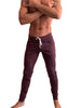 **Winter Edition** Performance Fleece Long Cuffed Jogger & Yoga Sweat Pants (Burgundy)