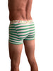 Zen Boxer Brief (Nautical Green Stripe)