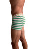 Zen Boxer Brief (Nautical Green Stripe)