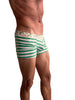 Zen Boxer Brief (Nautical Green Stripe)