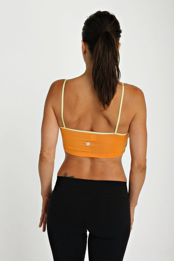 Bra Top (Tangerine) Womens Bra Tops 4-rth 