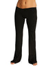 Classic Yoga Pant Womens Pants 4-rth Small Solid Black 