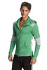 Crossover Hoodie (Bamboo Green & Grey) Mens Hoodies 4-rth 