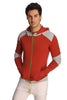 Crossover Hoodie (Cinnabar Grey) Mens Hoodies 4-rth 