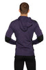 Crossover Hoodie (Eggplant & Black) Mens Hoodies 4-rth 