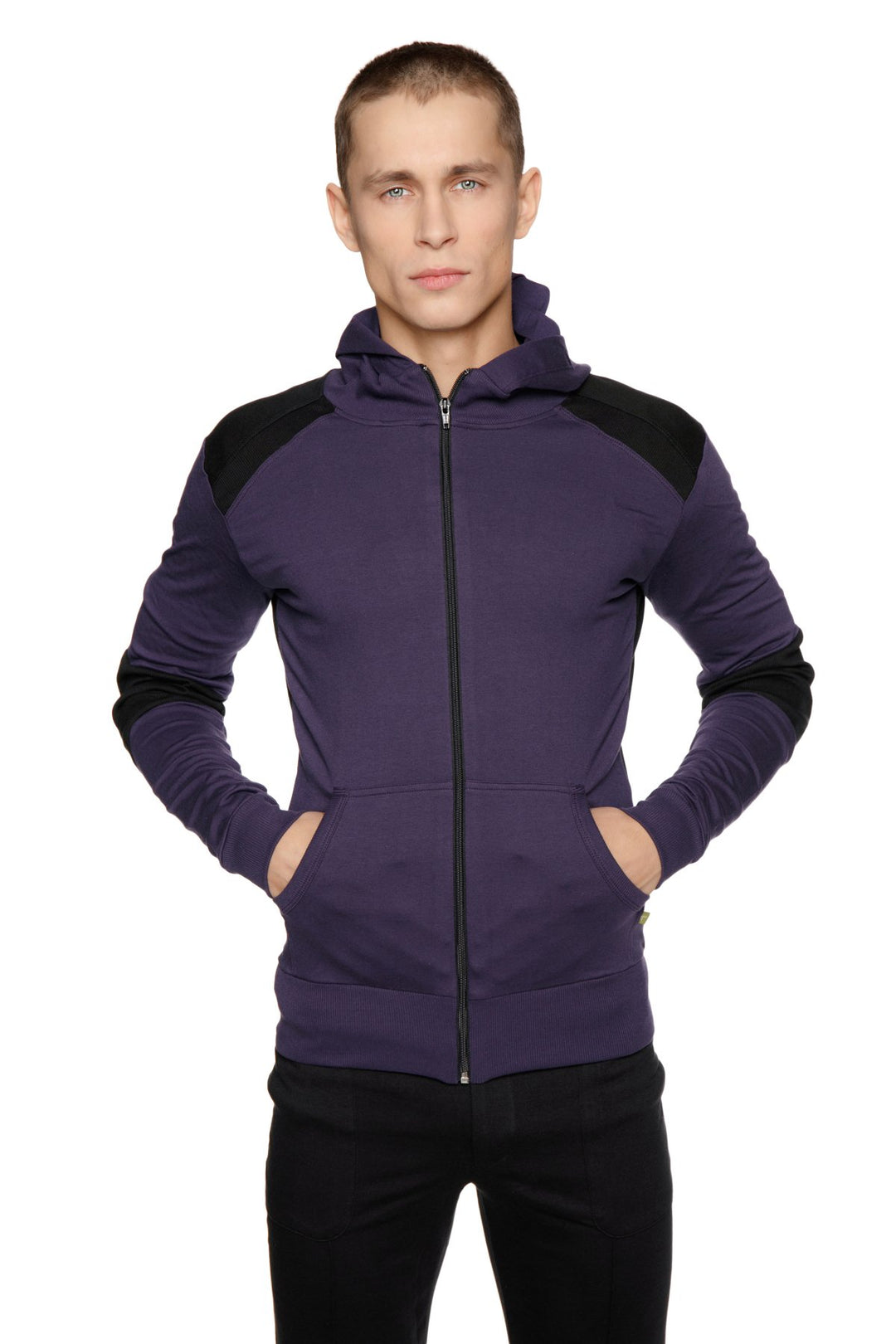 Eggplant fashion regency Autumn Utility Light Weight Zip Warm fit Fall sport athletic