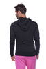 Crossover Hoodie (Solid Black w/Black Zipper) Mens Hoodies 4-rth 