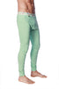 Crosstrain Thermal Yoga Pant (Green & White Stripe) Mens Pants 4-rth 