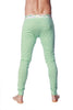 Crosstrain Thermal Yoga Pant (Green & White Stripe) Mens Pants 4-rth 