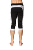 Cuffed Yoga Pants (Black w/Grey) Cuffed Pants 4-rth 