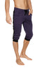 Cuffed Yoga Pants (Eggplant w/Black) Cuffed Pants 4-rth 