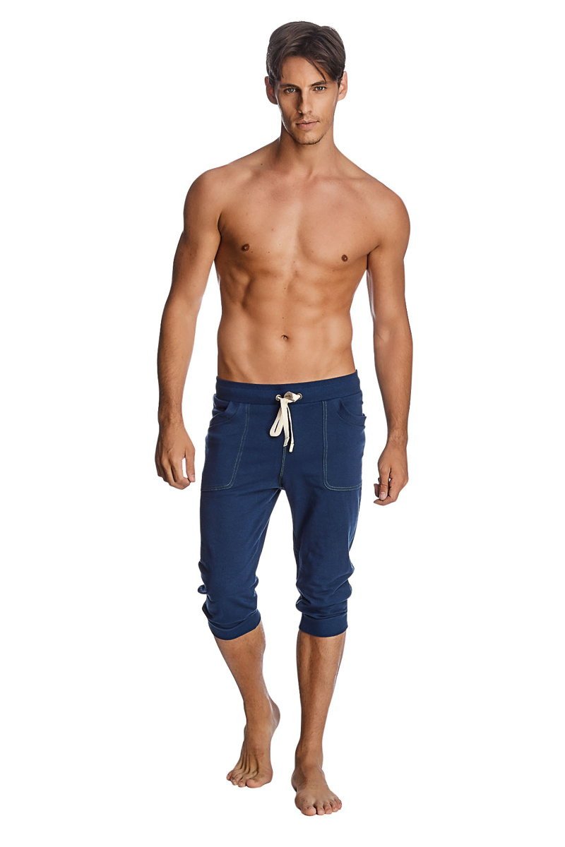 Cuffed Yoga Pants (Solid Royal Blue) – 4-rth