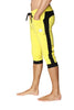 Cuffed Yoga Pants (Tropic Yellow w/Black) Cuffed Pants 4-rth 