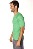 Hybrid CREW Neck Raglan Tee (Bamboo Green) Mens Tops 4-rth 