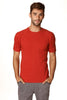 Hybrid Crew Neck Raglan Tee (Cinnabar Red) Mens Tops 4-rth 