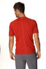 Hybrid Crew Neck Raglan Tee (Cinnabar Red) Mens Tops 4-rth 