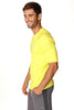 Hybrid Crew Neck Raglan Tee (Yellow) Mens Tops 4-rth 