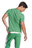 Hybrid V-Neck (Bamboo Green) Mens Tops 4-rth 