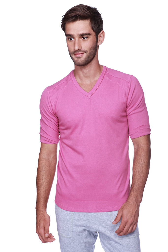 Hybrid V-Neck (Berry) Mens Tops 4-rth 