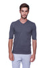 Hybrid V-Neck (Charcoal) Mens Tops 4-rth 