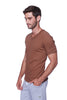 Hybrid V-Neck (Chocolate) Mens Tops 4-rth 