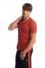 Hybrid V-Neck (Cinnabar) Mens Tops 4-rth 