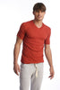 Hybrid V-Neck (Cinnabar) Mens Tops 4-rth 