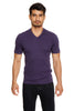 Hybrid V-Neck (Eggplant Purple) Mens Tops 4-rth 