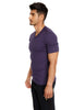 Hybrid V-Neck (Eggplant Purple) Mens Tops 4-rth 