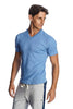 Hybrid V-Neck (Ice Blue) Mens Tops 4-rth 