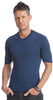 Hybrid V-Neck (Royal) Mens Tops 4-rth 