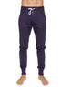 Long Cuffed Jogger Yoga Pants (Eggplant) Long Joggers 4-rth 