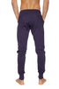 Long Cuffed Jogger Yoga Pants (Eggplant) Long Joggers 4-rth 