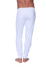 Long Cuffed Jogger Yoga Pants (White) Long Joggers 4-rth 