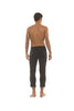 Mens 4/5 Zipper Pocket Capri Yoga Pants (Solid Black) Capri Pants 4-rth 