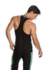 Racer-back Yoga Tank (Black) Mens Tanks 4-rth 