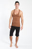 Racer-back Yoga Tank (Chocolate) Mens Tanks 4-rth 