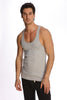 Racer-back Yoga Tank (Heather Grey) Mens Tanks 4-rth 