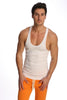 Racer-back Yoga Tank (White) Mens Tanks 4-rth 