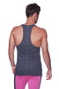 Racerback Yoga Tank Top (Charcoal) Mens Tanks 4-rth 