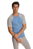 Raglan Virtual Crew Neck (Ice Blue) Mens Tops 4-rth 