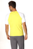 Raglan Virtual Crew Neck (Tropic Yellow w/White) Mens Tops 4-rth 