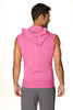 Sleeveless Yoga Hoodie (Berry) Mens Hoodies 4-rth 