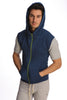 Sleeveless Yoga Hoodie (Royal Blue) Mens Hoodies 4-rth 