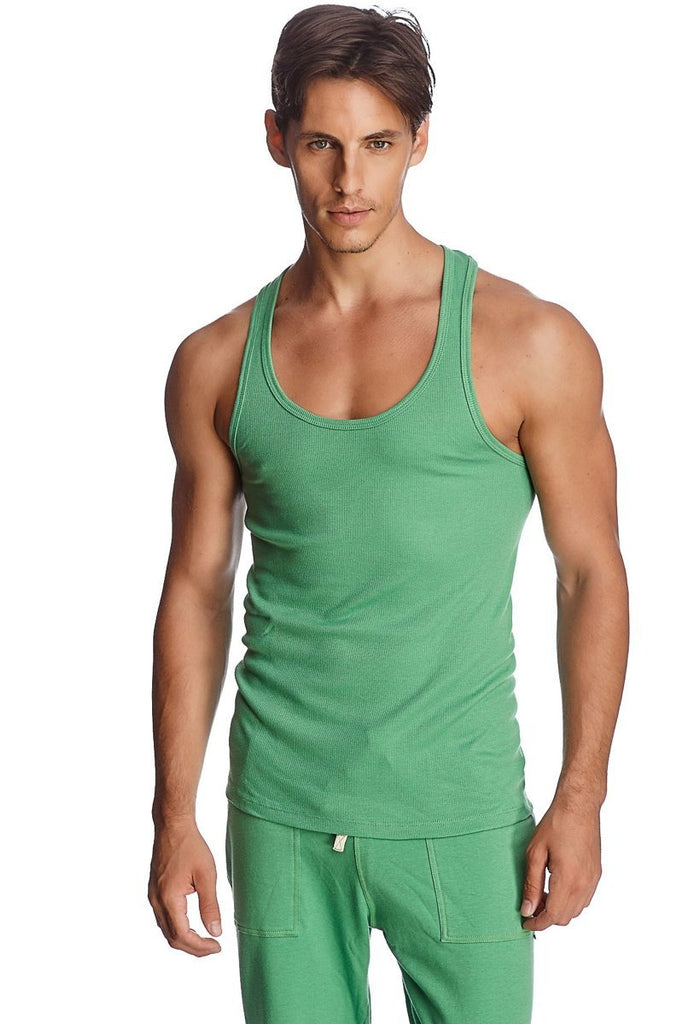 Sustain Tank Top (Bamboo Green) Mens Tanks 4-rth 