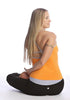 Sustain Yoga Halter (Tangerine) Womens Halter Tops 4-rth 