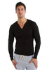 Thermal V-Neck Long Sleeve (Black) Mens Thermals 4-rth 